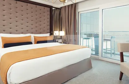 النزل و الشقق الفندقية - غرفة نوم - 1 حمام للايجار في ديوكس ذا بالم - نخلة جميرا - دبي