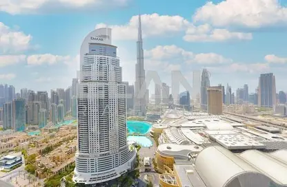 Apartment - 3 Bedrooms - 4 Bathrooms for rent in Boulevard Point - Downtown Dubai - Dubai