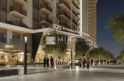 Apartment - 1 Bedroom - 1 Bathroom for sale in 320 Riverside Crescent - Sobha Hartland II - Bukadra - Dubai