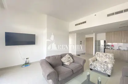 Living Room image for: Apartment - 2 Bedrooms - 2 Bathrooms for sale in Parkviews - Town Square - Dubai, Image 1