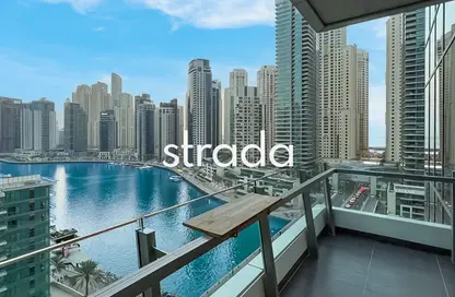 Apartment - 2 Bedrooms - 3 Bathrooms for rent in Silverene Tower A - Silverene - Dubai Marina - Dubai