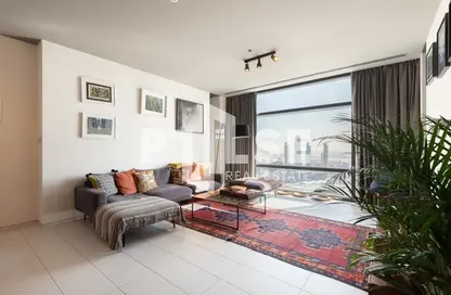 صورة لـ غرفة المعيشة شقة - 2 غرف نوم - 3 حمامات للايجار في برج إندكس - مركز دبي المالي العالمي - دبي ، صورة رقم 1