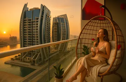 Apartment - 1 Bedroom - 1 Bathroom for rent in Reva Residences - Business Bay - Dubai