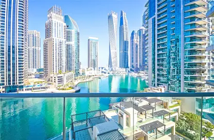 Apartment - 3 Bedrooms - 4 Bathrooms for rent in Marinascape Oceanic - Trident Marinascape - Dubai Marina - Dubai