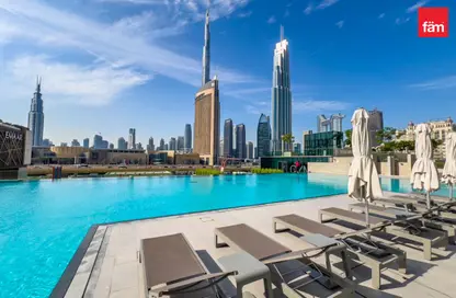 Apartment - 2 Bedrooms - 2 Bathrooms for rent in Downtown Views II Tower 2 - Downtown Views II - Downtown Dubai - Dubai