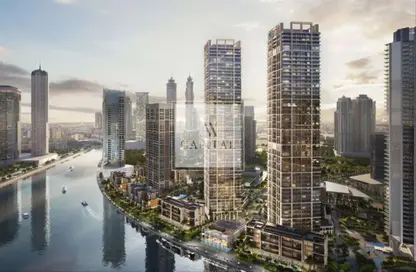 Apartment - 1 Bedroom - 2 Bathrooms for sale in Peninsula Four - Peninsula - Business Bay - Dubai