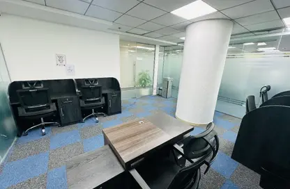 Office Space - Studio - 3 Bathrooms for rent in Clover Bay Tower - Business Bay - Dubai