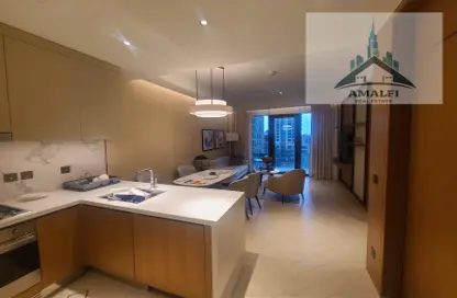 Kitchen image for: Apartment - 1 Bedroom - 2 Bathrooms for rent in Forte 1 - Forte - Downtown Dubai - Dubai, Image 1
