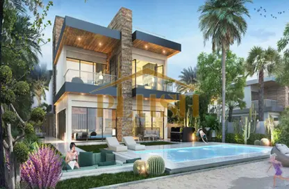 Villa - 4 Bedrooms - 3 Bathrooms for sale in Costa Brava at DAMAC Lagoons - Damac Lagoons - Dubai