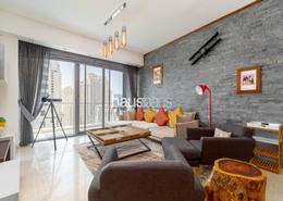 Living Room image for: Apartment - 2 bedrooms - 3 bathrooms for rent in Trident Grand Residence - Dubai Marina - Dubai, Image 1