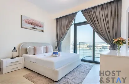 Room / Bedroom image for: Apartment - 1 Bedroom - 1 Bathroom for rent in AZIZI Riviera 7 - Meydan One - Meydan - Dubai, Image 1