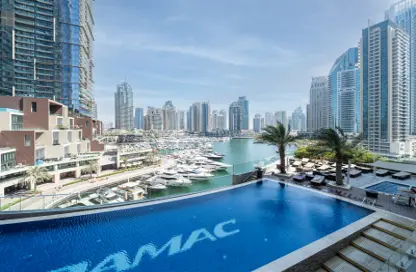 Apartment - 2 Bedrooms - 2 Bathrooms for rent in Damac Heights - Dubai Marina - Dubai