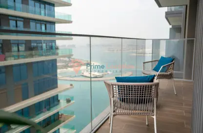 Apartment - 1 Bedroom - 1 Bathroom for rent in Beach Isle Tower 1 - Beach Isle - EMAAR Beachfront - Dubai Harbour - Dubai