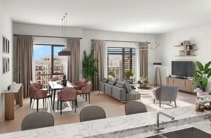 Apartment - 4 Bedrooms - 5 Bathrooms for sale in Lamaa - Madinat Jumeirah Living - Umm Suqeim - Dubai