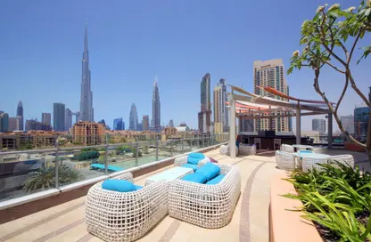 Pool image for: Apartment - 2 Bedrooms - 3 Bathrooms for rent in Damac Maison The Distinction - Downtown Dubai - Dubai, Image 1