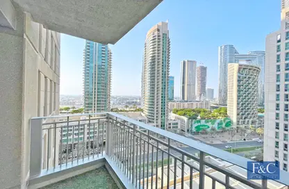 Balcony image for: Apartment - 1 Bedroom - 2 Bathrooms for rent in Standpoint Tower 2 - Standpoint Towers - Downtown Dubai - Dubai, Image 1