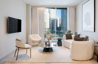 Living Room image for: Apartment - 1 Bedroom - 2 Bathrooms for sale in Marina Star - Dubai Marina - Dubai, Image 1