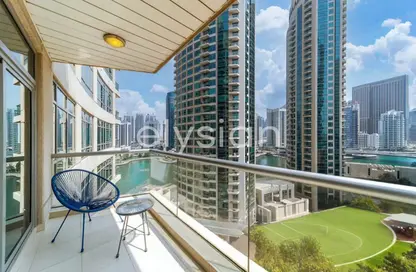 Apartment - 1 Bedroom - 2 Bathrooms for rent in Blakely Tower - Park Island - Dubai Marina - Dubai