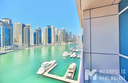 شقة - 3 غرف نوم - 4 حمامات للايجار في برج أري مارينا فيو - دبي مارينا - دبي