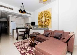 Living / Dining Room image for: Apartment - 3 bedrooms - 4 bathrooms for rent in Ghalia - District 18 - Jumeirah Village Circle - Dubai, Image 1