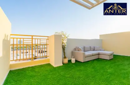 Garden image for: Townhouse - 3 Bedrooms - 3 Bathrooms for sale in Just Cavalli Villas - Aquilegia - Damac Hills 2 - Dubai, Image 1