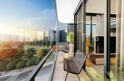 Balcony image for: Apartment - 1 Bedroom - 2 Bathrooms for sale in Olivia Residences - Dubai Investment Park - Dubai, Image 1