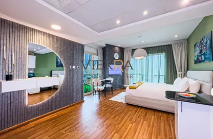 Apartment - Studio - 1 Bathroom for rent in The Royal Oceanic - Oceanic - Dubai Marina - Dubai