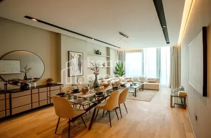 Living / Dining Room image for: Apartment - 2 Bedrooms - 4 Bathrooms for sale in Reem Five - Shams Abu Dhabi - Al Reem Island - Abu Dhabi, Image 1