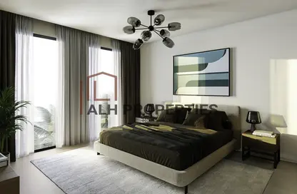 Room / Bedroom image for: Apartment - 1 Bedroom - 2 Bathrooms for sale in The Regent - Town Square - Dubai, Image 1