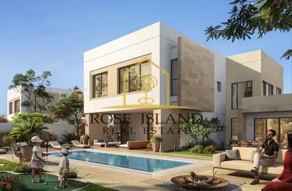 Pool image for: Villa - 4 Bedrooms - 5 Bathrooms for sale in The Dahlias - Yas Acres - Yas Island - Abu Dhabi, Image 1