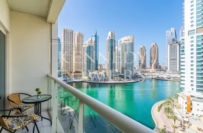 Apartment - 1 Bedroom - 1 Bathroom for rent in Marina View Tower A - Marina View - Dubai Marina - Dubai