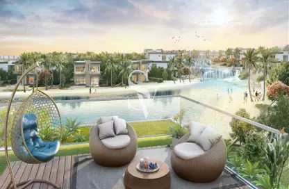 Pool image for: Villa - 7 Bedrooms for sale in Costa Brava 2 - Costa Brava at DAMAC Lagoons - Damac Lagoons - Dubai, Image 1