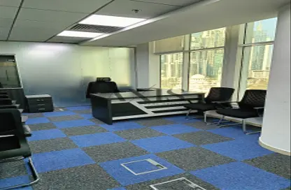 Office Space - Studio - 1 Bathroom for rent in Clover Bay Tower - Business Bay - Dubai