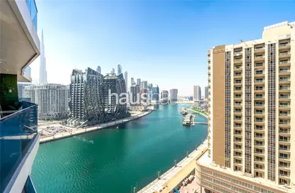 صورة لـ منظر مائي. شقة - 1 حمام للبيع في ويفز تاور - الخليج التجاري - دبي ، صورة رقم 1