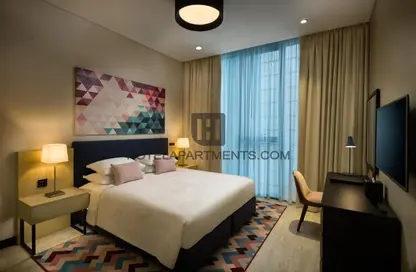 Room / Bedroom image for: Apartment - 2 Bedrooms - 2 Bathrooms for rent in Millennium Al Barsha - Al Barsha 1 - Al Barsha - Dubai, Image 1