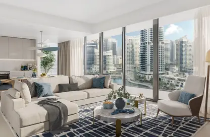 Apartment - 2 Bedrooms - 3 Bathrooms for sale in Marina Shores - Dubai Marina - Dubai