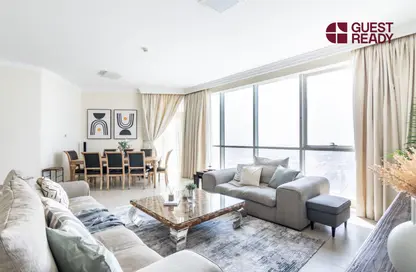 Apartment - 3 Bedrooms - 4 Bathrooms for rent in Al Bateen Residences - Jumeirah Beach Residence - Dubai