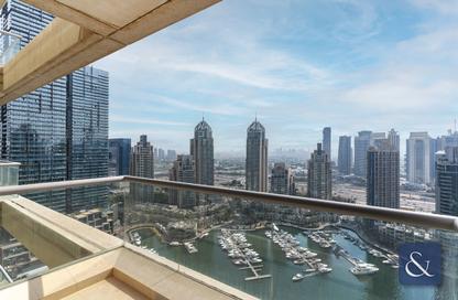 Apartment - 3 Bedrooms - 4 Bathrooms for rent in Iris Blue - Dubai Marina - Dubai