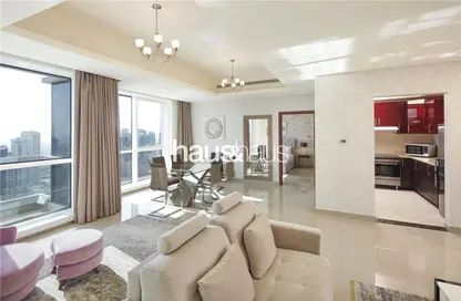 Living / Dining Room image for: Apartment - 3 Bedrooms - 4 Bathrooms for sale in Barcelo Residences - Dubai Marina - Dubai, Image 1