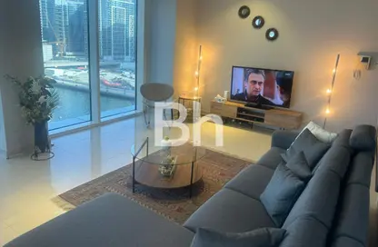 شقة - غرفة نوم - 2 حمامات للايجار في برج وارف الغربي - الخليج التجاري - دبي