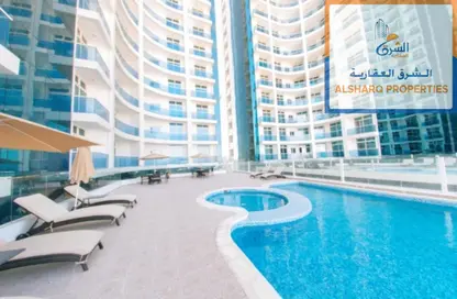 Apartment - 1 Bedroom - 2 Bathrooms for rent in Oasis Tower - Al Rashidiya 1 - Al Rashidiya - Ajman