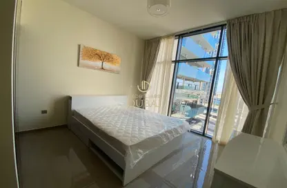 Room / Bedroom image for: Apartment - 1 Bedroom - 2 Bathrooms for rent in Merano Tower - Business Bay - Dubai, Image 1