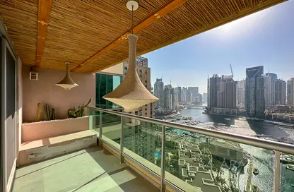 Balcony image for: Apartment - 3 Bedrooms - 4 Bathrooms for sale in Al Mass Tower - Emaar 6 Towers - Dubai Marina - Dubai, Image 1
