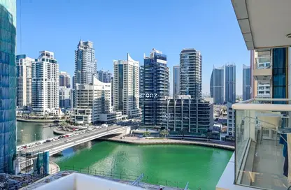 Apartment - 1 Bedroom - 2 Bathrooms for rent in Continental Tower - Dubai Marina - Dubai