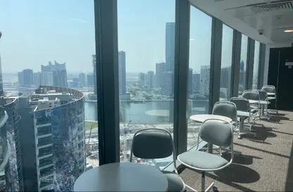 Office Space - Studio - 3 Bathrooms for rent in The Binary Tower - Business Bay - Dubai