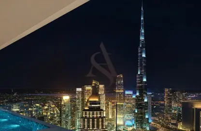 شقة - غرفة نوم - 2 حمامات للبيع في اكسكوزيت ليفينج ريزيدنسز - برج خليفة - دبي وسط المدينة - دبي