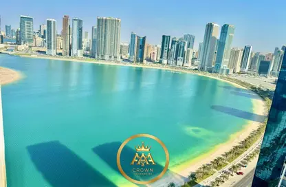 Apartment - 2 Bedrooms - 3 Bathrooms for rent in Al Mamzar Tower - Al Mamzar - Sharjah - Sharjah