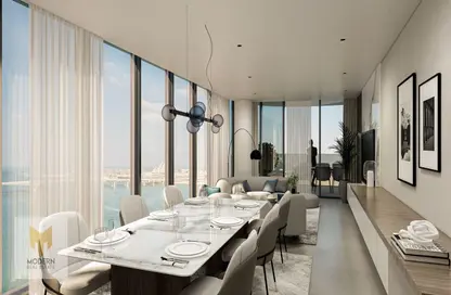 Living / Dining Room image for: Apartment - 2 Bedrooms - 3 Bathrooms for sale in Dynasty Tower - Al Reem Island - Abu Dhabi, Image 1