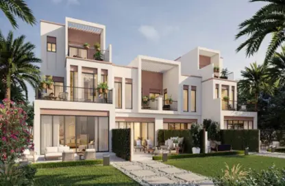 Townhouse - 5 Bedrooms - 4 Bathrooms for sale in Costa Brava 1 - Costa Brava at DAMAC Lagoons - Damac Lagoons - Dubai