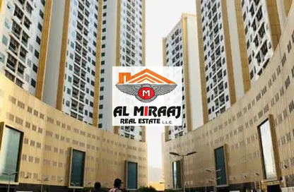 Apartment - Studio - 1 Bathroom for sale in Tower B2 - Ajman Pearl Towers - Ajman Downtown - Ajman